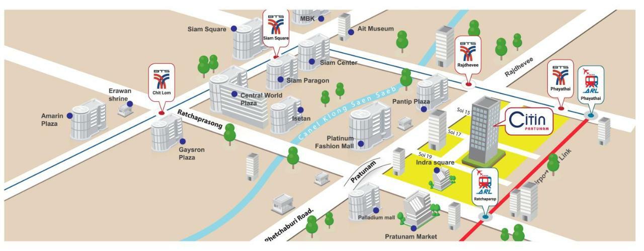Citin Pratunam Bangkok By Compass Hospitality Esterno foto
